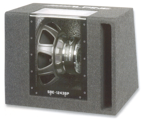 САБВУФЕР В АКУСТИЧЕСКОМ ОФОРМЛЕНИИ Alpine SBE-1243BP