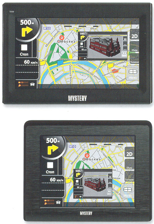 Навигационные системы Mystery MNS-370MP и MNS-460MP