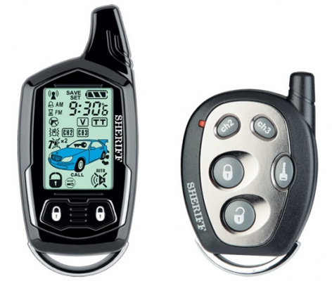 Автосигнализация с 2-ух стороней связью и автозапуском Sheriff ZX-930 Sheriff ZX-930. Технические характеристики ZX-930.