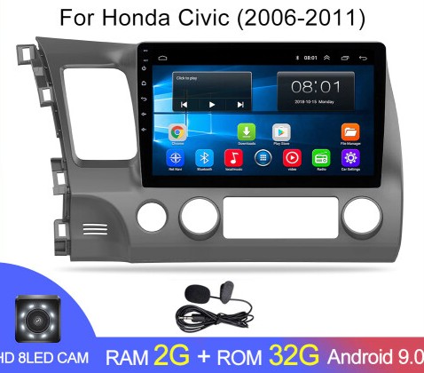   Android 1G-16G Honda Civic 2006-