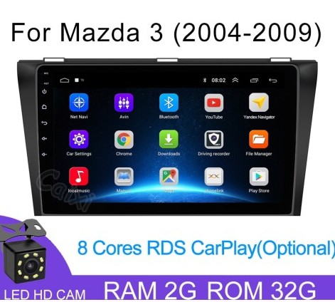   Android 1G-16G Mazda 3 2004-2009