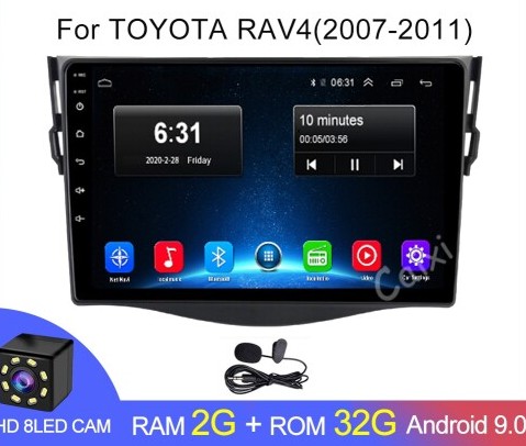   Android 1G-16G Toyota RAV4 Rav 4 2007-