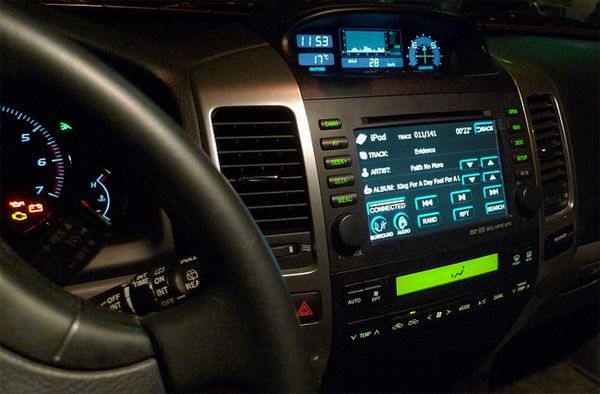   FlyAudio E7501NAVI - TOYOTA PRADO J120