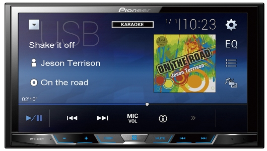Магнитола Pioneer MVH-A300V Магнитола Pioneer MVH-A300V