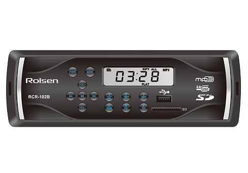 Магнитола Rolsen RCR-103 Магнитола Rolsen RCR-103